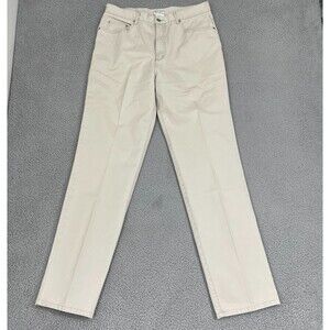 Vintage Guess Jeans Pants Men  36X33.5  Khaki Hong Kong Flat Front Chino